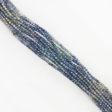 Kianit kulka fasetowana cieniowana 3mm