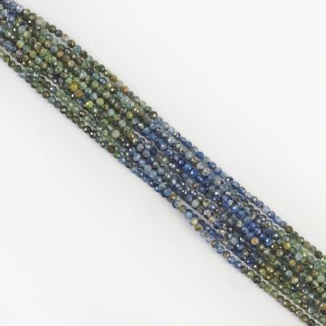 Kianit kulka fasetowana cieniowana 3mm