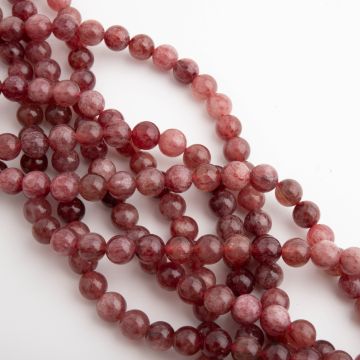 Kryształ górski truskawkowy kulka gładka 6,5mm