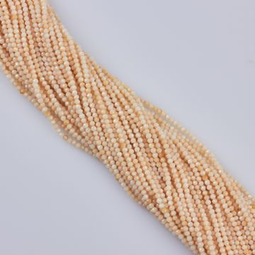 Muszla naturalna kulka fasetowana 2.2mm