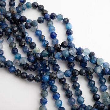 Kianit kulka fasetowana 5mm