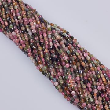 Turmalin dysk fasetowany 4mm