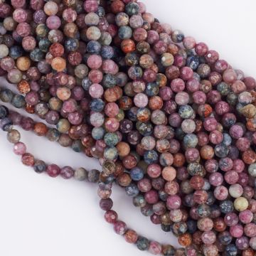 Mix kamieni kulka fasetowana 5mm