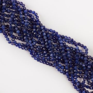 Sodalit kulka fasetowana 4mm