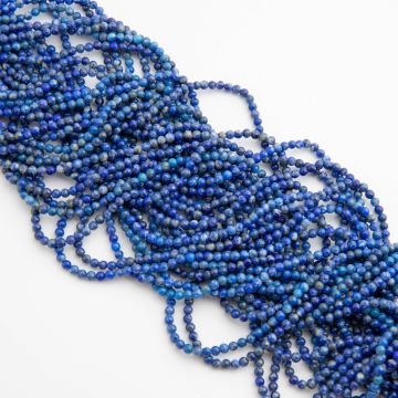 Lapis lazuli kulka gładka 2,5mm - na sznury Lapis lazuli kulka gładka 2,5mm - na sznury