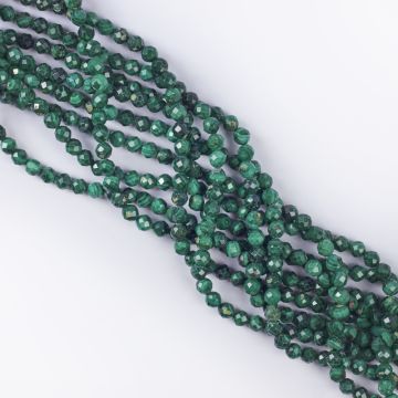 Malachit kulka fasetowana 4.5mm Malachit kulka fasetowana 4.5mm