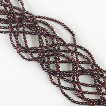 Granat kulka gładka 3mm