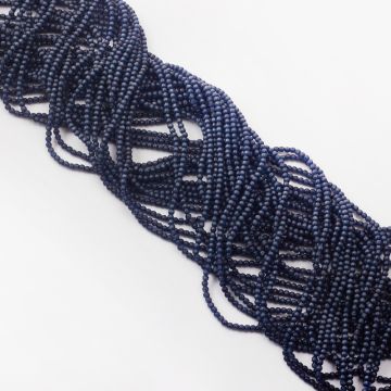 Kocie oko kulka gładka granatowa 2mm