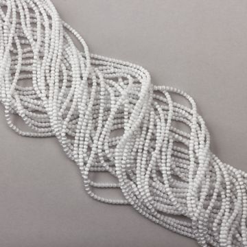 Kocie oko kulka gładka biała 2mm Kocie oko kulka gładka biała 2mm