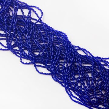 Kocie oko kulka gładka ciemnoniebieska 2mm - na sznury Kocie oko kulka gładka ciemnoniebieska 2mm - na sznury