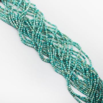 Amazonit kulka fasetowana 3mm