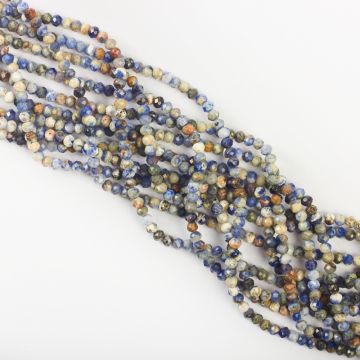 Sodalit oponka fasetowana 2x3mm