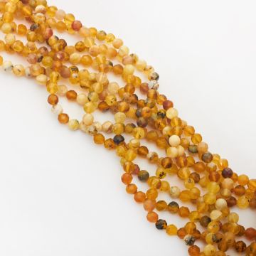 Żółty opal kulka fasetowana 5-5,5mm