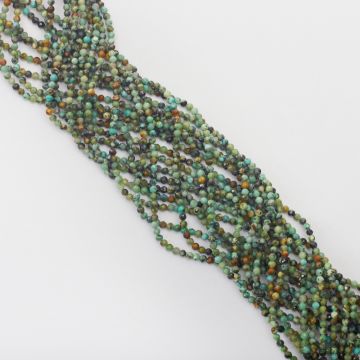 Turkus naturalny kulka fasetowana 1,8mm