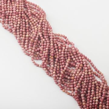 Rodonit kulka fasetowana 3,5mm Rodonit kulka fasetowana 3,5mm