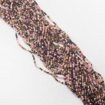 Turmalin kulka fasetowana 2,5mm