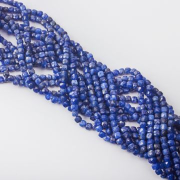 Sodalit kostka fasetowana 4,5mm