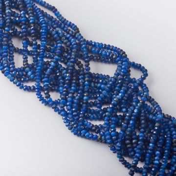 Kianit oponka fasetowana 3x4mm