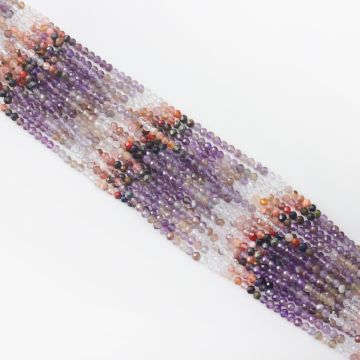 Mix kamieni kulki fasetowane cieniowane 3,5mm