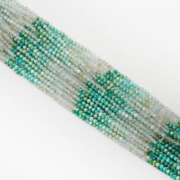 Mix kamieni kulki fasetowane cieniowane 3mm