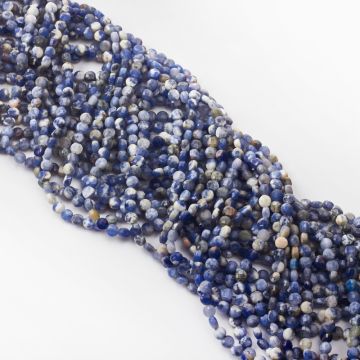 Sodalit dysk fasetowany 4mm