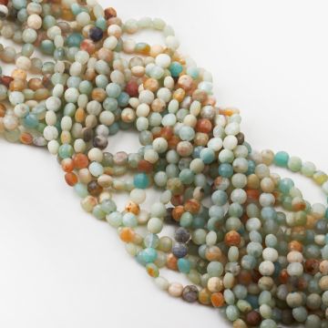 Amazonit dysk fasetowany 6mm