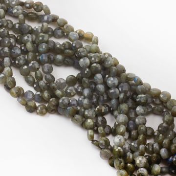 Labradoryt dysk fasetowany 8mm