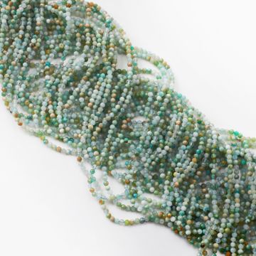 Amazonit kulka fasetowana 2,5mm