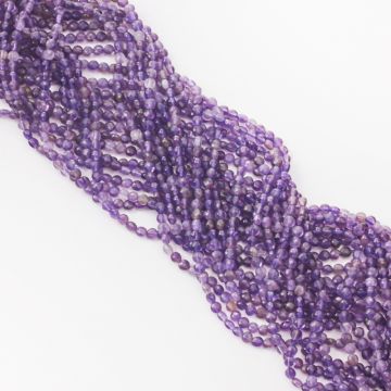 Ametyst dysk fasetowany 4,5mm