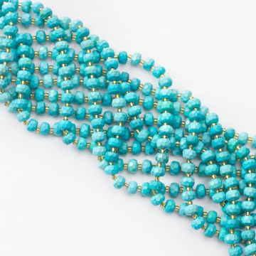 Magnezyt oponka fasetowana 8x6mm