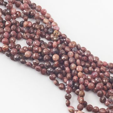 Rodonit dysk fasetowany 8mm