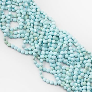 Magnezyt błękitny dysk fasetowany 6mm