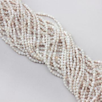 Kamień księżycowy dysk fasetowany 4mm