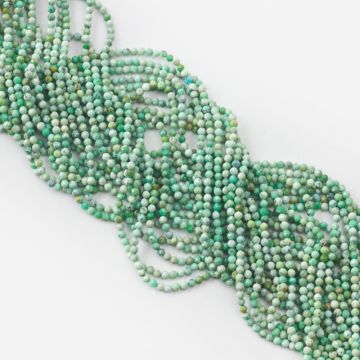 Turkus kulka fasetowana 3mm