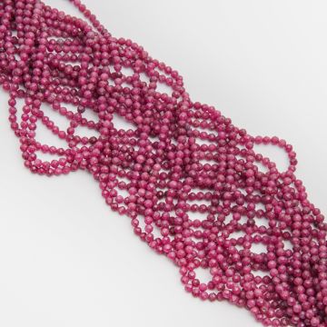 Rubin kulka fasetowana 4mm