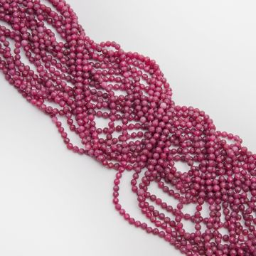 Rubin kulka fasetowana 4mm