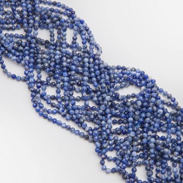 Sodalit kulka fasetowana 4mm