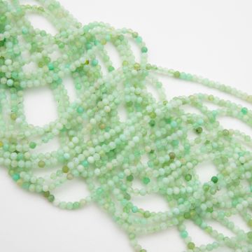 Jadeit australijski kulka fasetowana 2mm