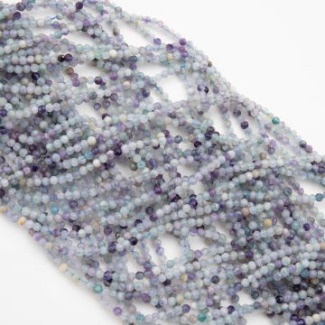 Fluoryt kulka fasetowana 2,5mm