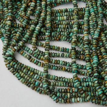 Turkus dysk fasetowany 2x4mm