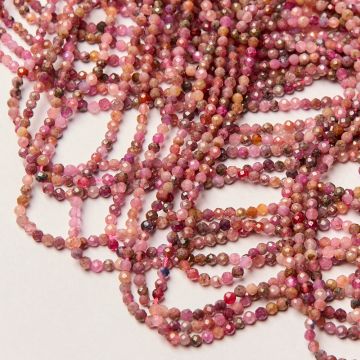 Rubin kulka fasetowana 3mm