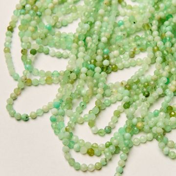 Jadeit australijski kulka fasetowana 3,5mm