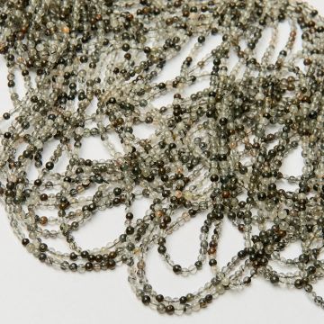 Kwarc z rutylem kulka gładka 2,5mm