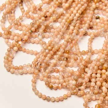 Kamień słoneczny kulka gładka 4mm