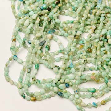 Amazonit bryłka nieregularna 4x6mm