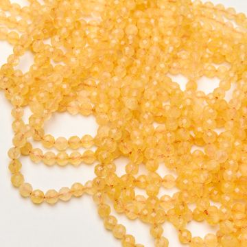 Cytryn kulka fasetowana 6mm