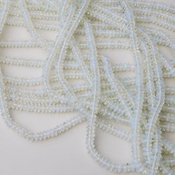 Opal syntetyczny dysk fasetowany 2x5mm