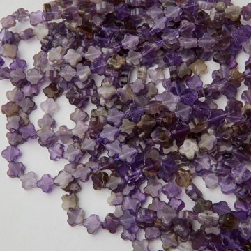Ametyst fioletowy koniczyna marokańska 8mm
