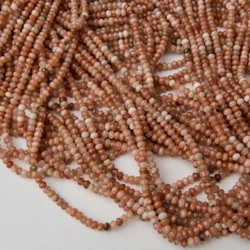 Jadeit cappuccino oponka fasetowana 4x3mm