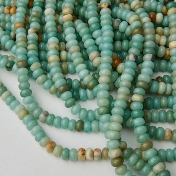 Amazonit oponka gładka 8x5mm